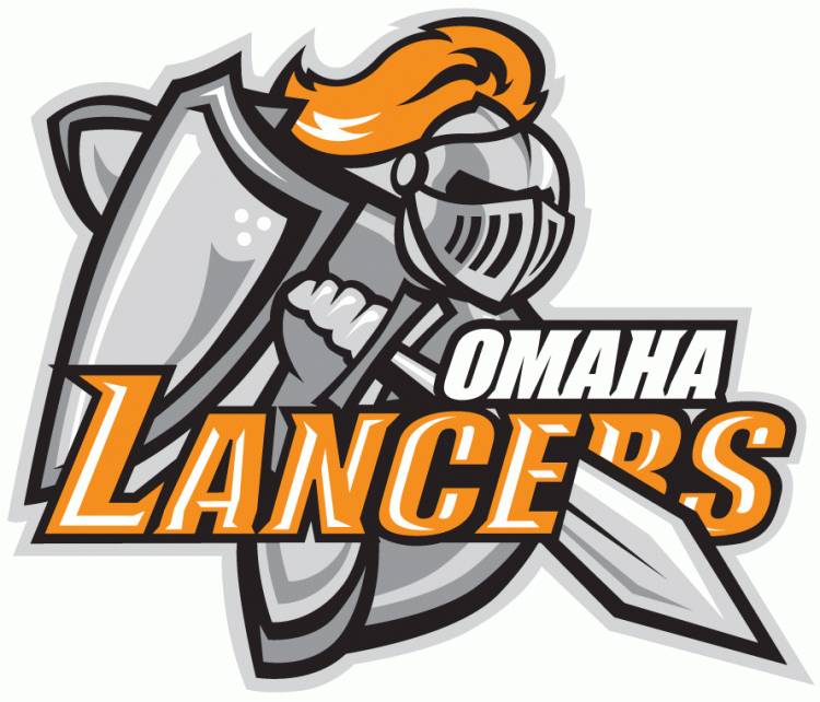 Omaha Lancers 2009 10-Pres Primary Logo vinyl decal